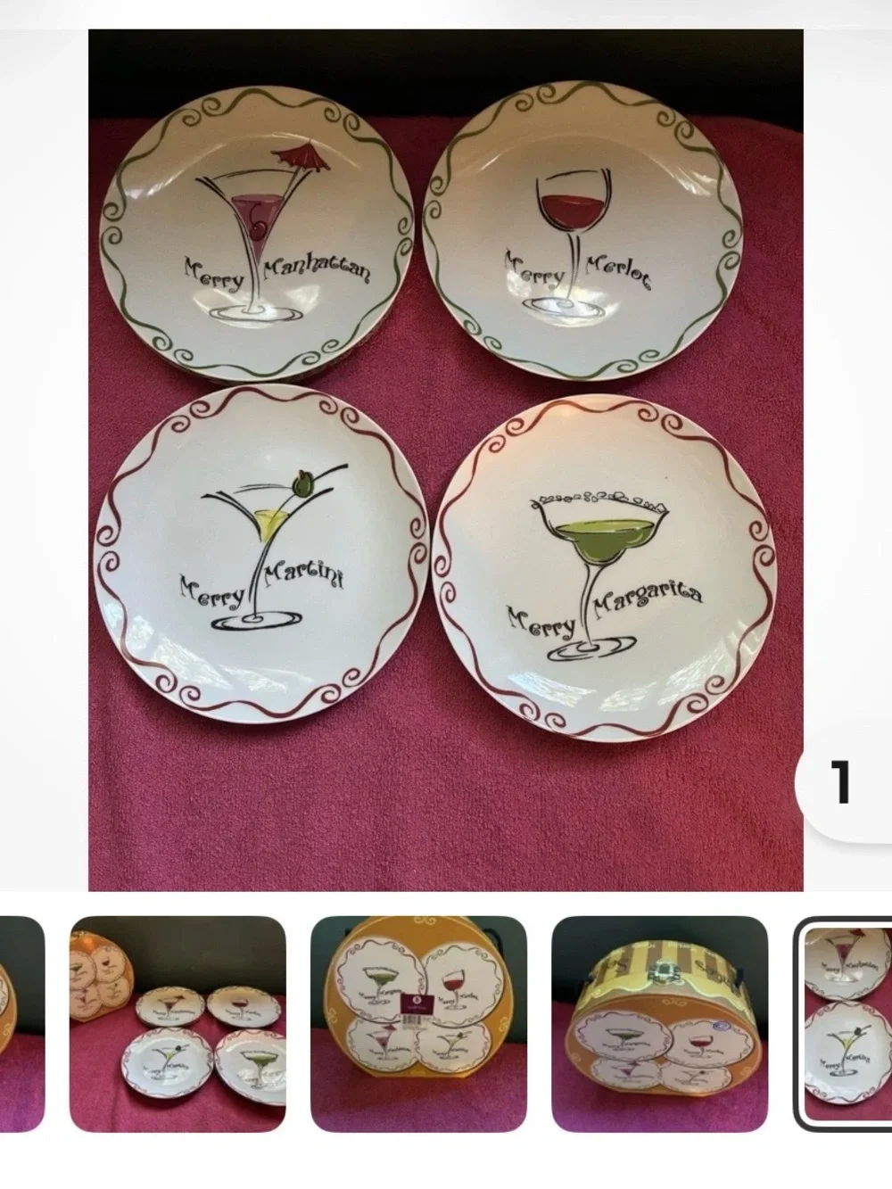 Gold Round Cocktail Coaster Set with Storage Case Merry Cocktail